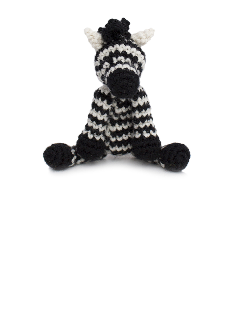 toft ed's animal mini alice the zebra amigurumi crochet